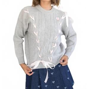 NEW KESTAN coco crew neck sweater in grey